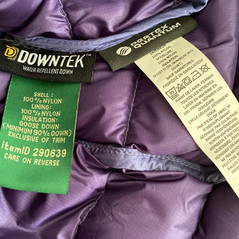 Llbean Womens Down Jacket Like New - image 7